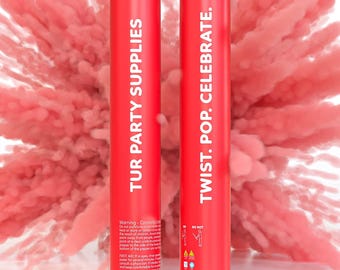 Red Biodegradable Powder Poppers – Celebration Send-Off