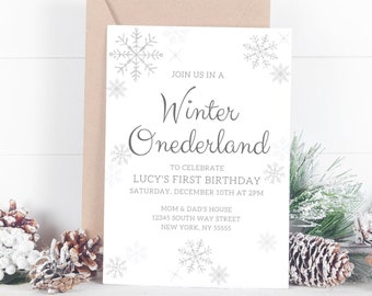 Invitación de invierno ONEderland