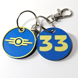 Llavero/Mochila Pog inspirado en Fallout