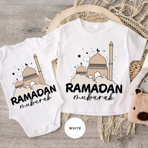 Ramadan Mubarak Toddler T Shirts, Muslim Kids Ramadan Gift Tshirt, Islamic T, Ramadan Kareem Tees, Ramadan Baby Bodysuit, EID Mubarak Onesie