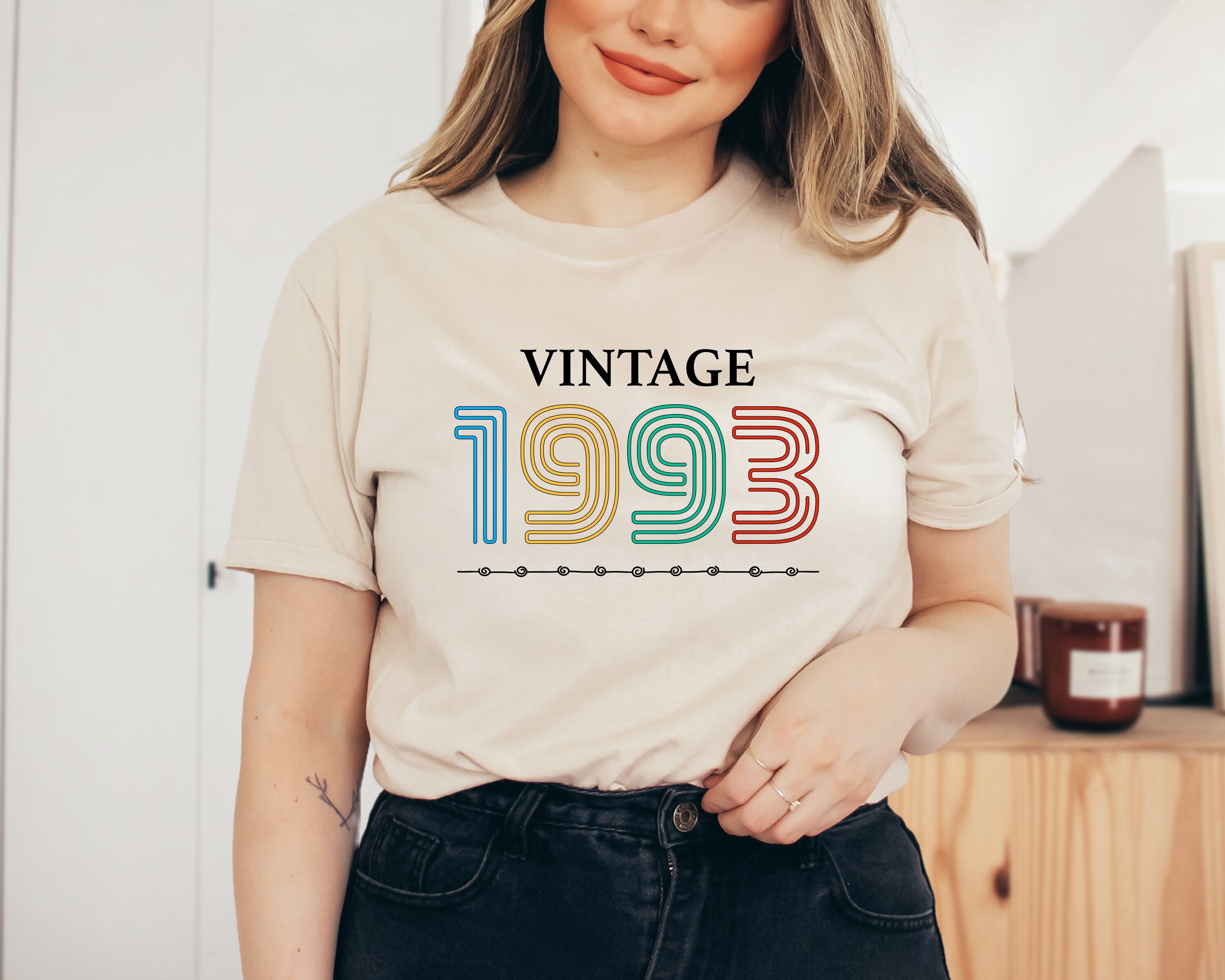 Vintage 1993 Tshirt, 30th Birthday Gift T Shirt, Retro 30 Bday Party T-Shirt