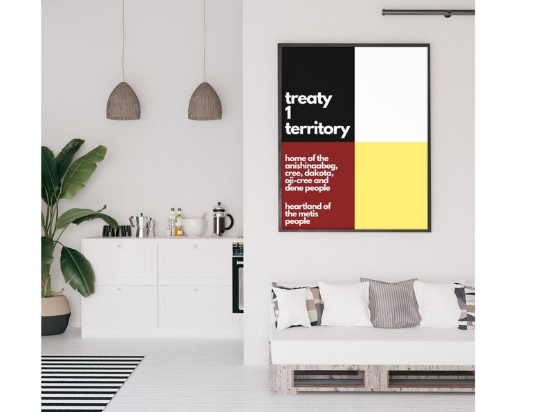 Land Acknowledgement Printable Treaty 1 Territory Ojibwe, Cree, Dakota