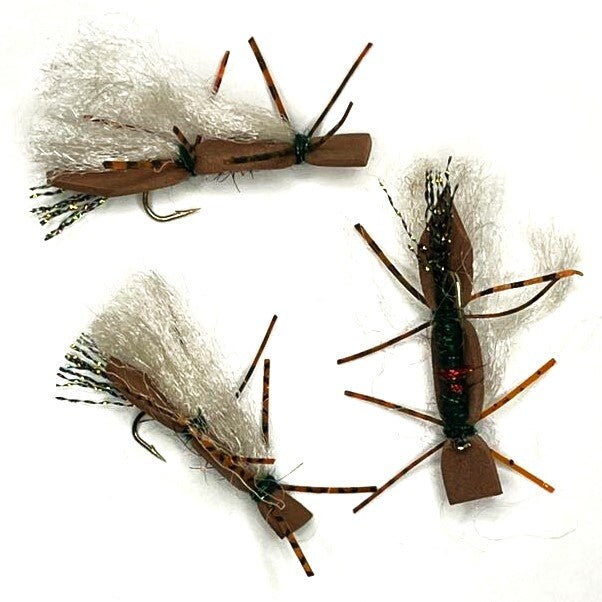 1 Dutzend (12) Fliegen Mollig Tschernobyl Hopper Trockenfischen