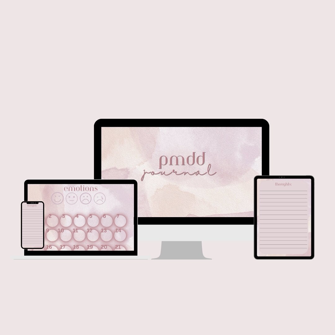 PMDD Journal, PMDD Mood Tracker, Printable Mood Tracker, Symptom ...