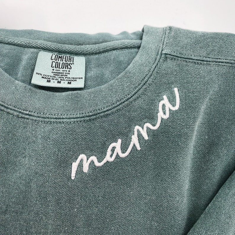 Custom EMBROIDERED Grandma Sweatshirt with Grandkids Names, Nana Shirt, New Grandma Hoodie, Chrsitmas Gifts For Grandma image 3