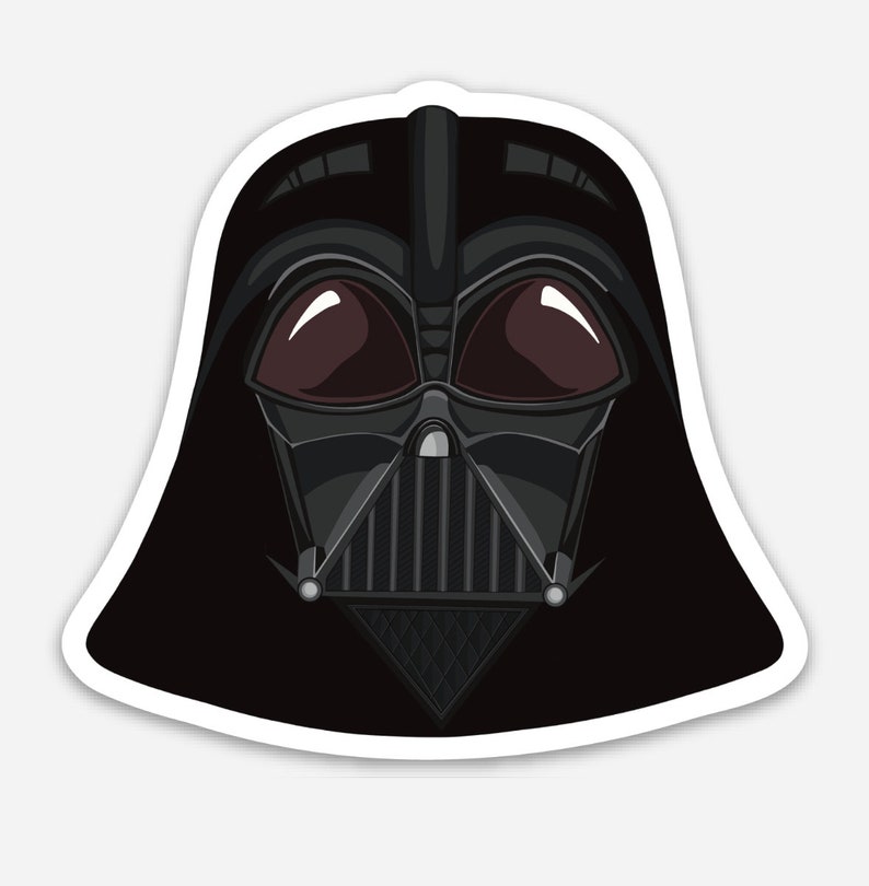 Darth Vader Sticker Inspired by Star Wars Waterproof Sticker for