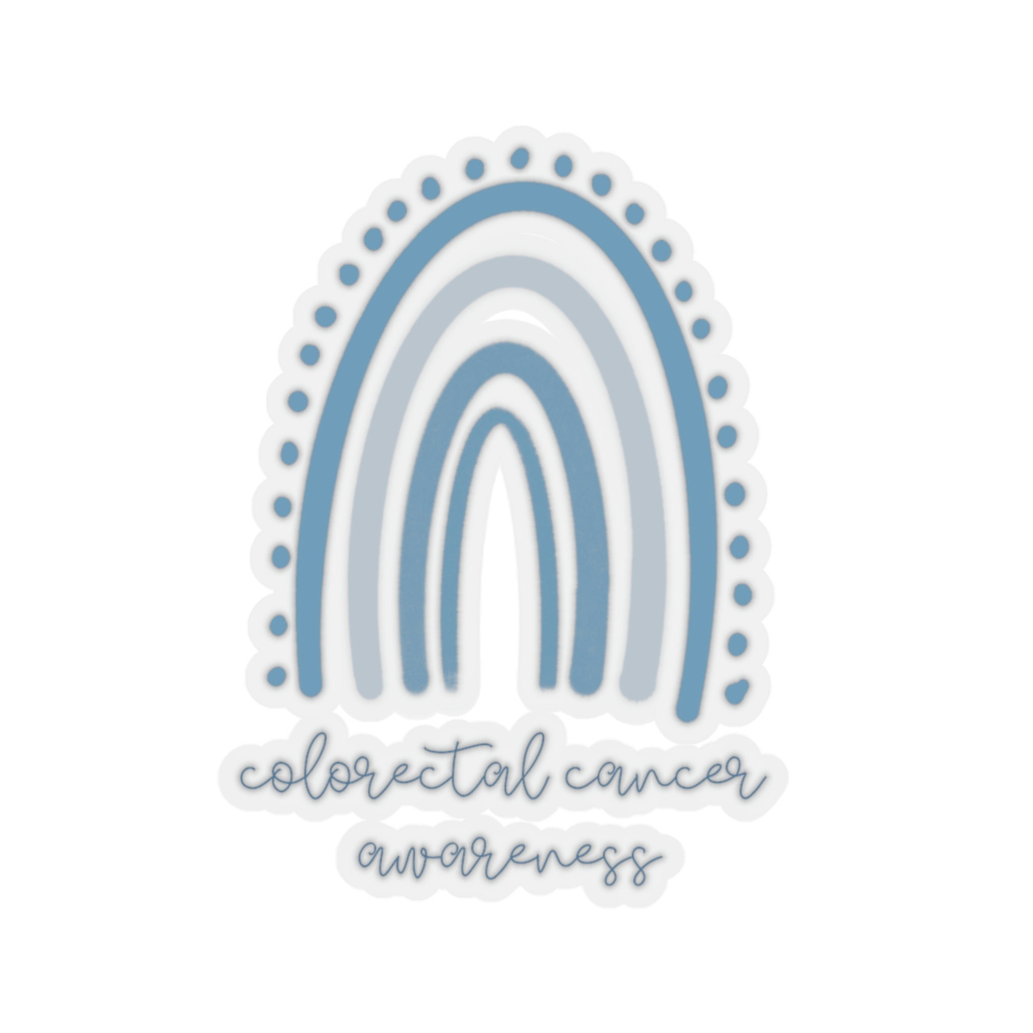 Colorectal Cancer Sticker - Etsy