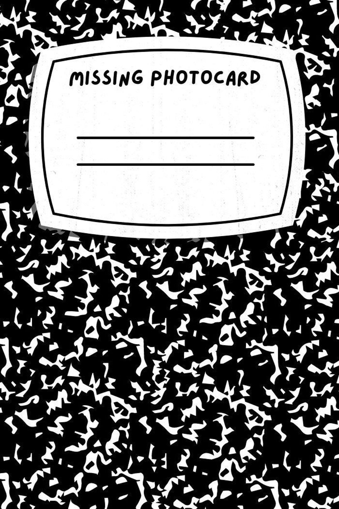 DIGITAL Kpop Photocard Binder Filler Composition Notebook Etsy