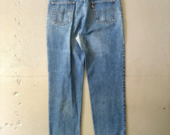 90s Vintage Levi's Baggy Mega Wide Silvertab Denim Jeans 30x27 Hip
