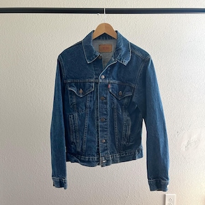 Vintage 1980’s Levi’s Mid Wash Denim Trucker Jacket Oversized - M