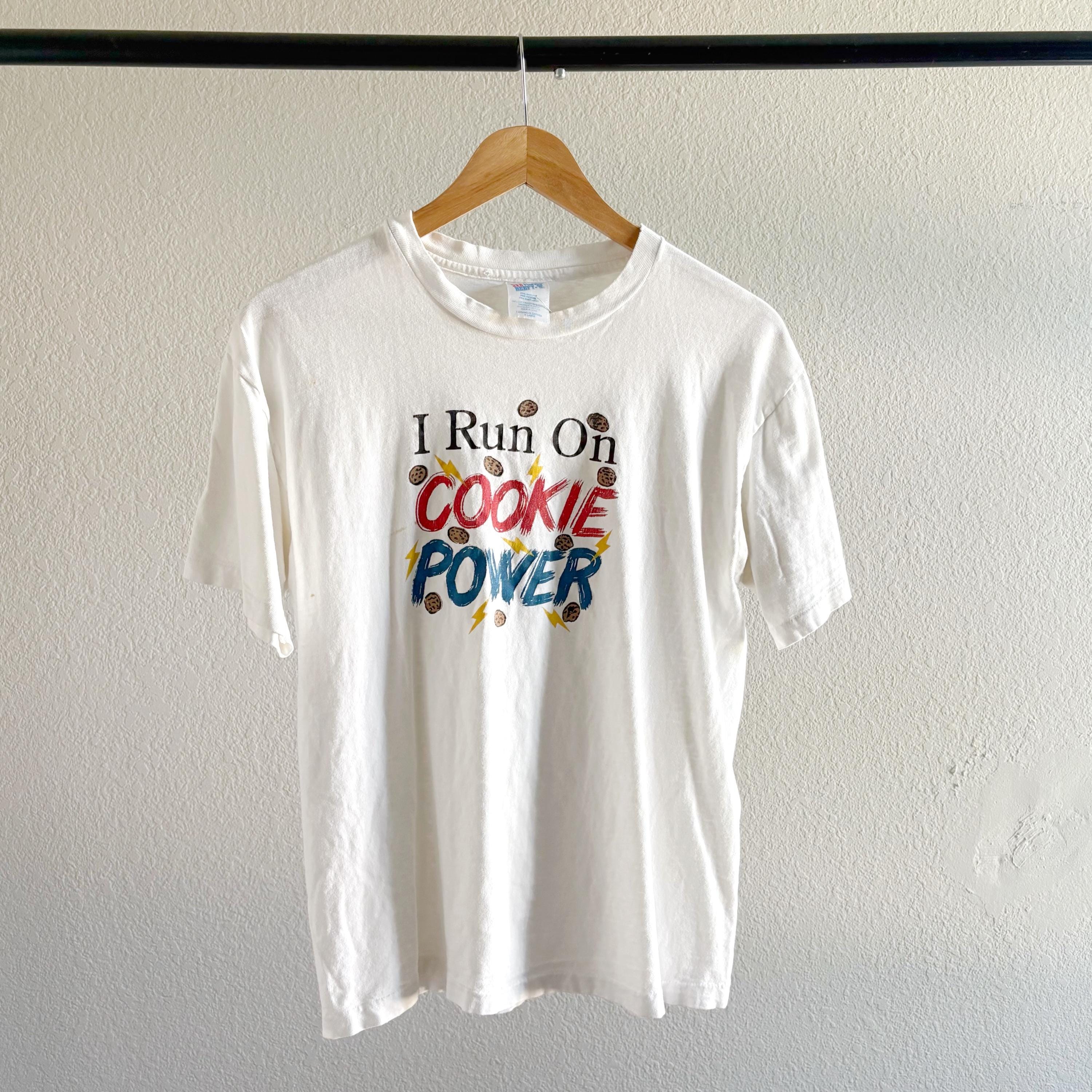 Vintage 1990’s Single Stitch Funny Comedy Cookie Power Tee Shirt - Medium