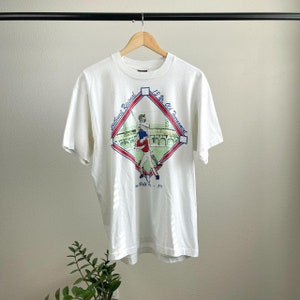 Vintage 90’s Single Stitch Baseball Tournament White Graphic T Shirt - XL