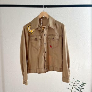 Vintage 1980’s/90’s Navy Boxy Oversized Workwear Jacket - Medium