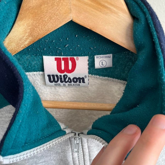 Vintage 90’s Wilson Zip Up sweatshirt - image 4