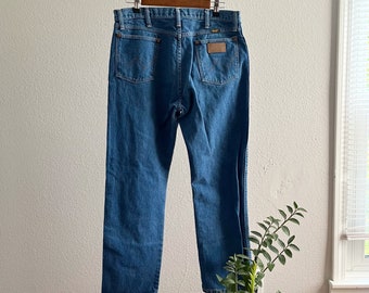 Vintage 1990’s Wrangler Rancher Western Cowboy Denim Jeans - 34x31
