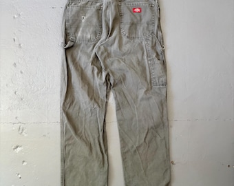 Vintage 2000’s Y2K Dickies Workwear Carpenter Canvas Pants - 34x30