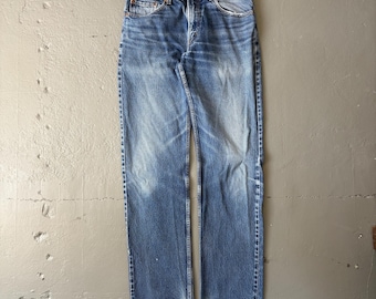 Vintage 2000’s Y2K Levi’s 505 Faded Mid Wash Denim Jeans - 34x35