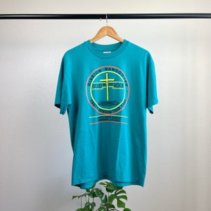 Vintage 90’s Single Stitch Mission Vancouver Christian Graphic Tee Shirt - Large
