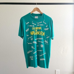 Vintage 1990’s Single Stitch Washington Puff Print Graphic T-Shirt - Medium