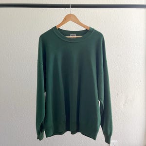Vintage 1990’s Single Stitch Green Jerzees Crewneck Sweatshirt - XL