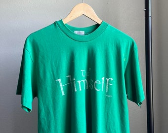 Vintage 90’s Green Irish “Tis Himself” Single Stitch T-Shirt - Large