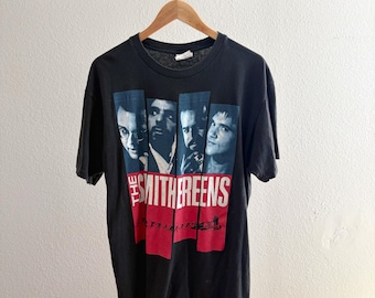 Vintage 1980’s Single Stitch The Smithereens Tour Band Graphic Tee - Large