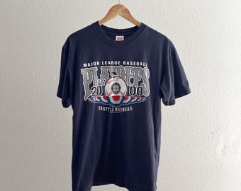 Vintage 2000's Y2K Seattle Mariners MLB Baseball Playoff T-Shirt - Large