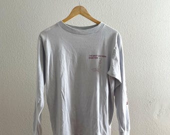 Vintage 1980’s Single Stitch Marathon Running Race Graphic Tee - Medium