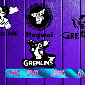 gizmo svg,gremlin svg,gremlins svg,gizmo bundle, gizmo mogwai svg,gizmo cricut cutfile, Christmas Gremlin gift for her, Gizmo gift for him.