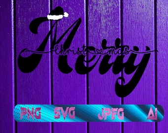 High-Quality/ Punch in/Merry Christmas/ Digital/Svg Circuit cutfile/ for Christmas Shirt/Downloadable/ Svg file/ Digital Download/