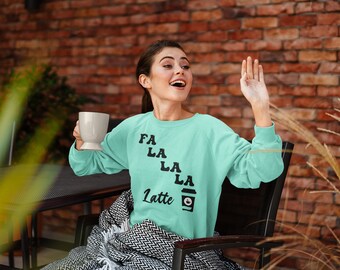fa la la la la svg,decks the halls cutfile Christmas design,coffee christmas shirt svg,Funny Retro Christmas svg,Women's Xmas svg Cutfile.