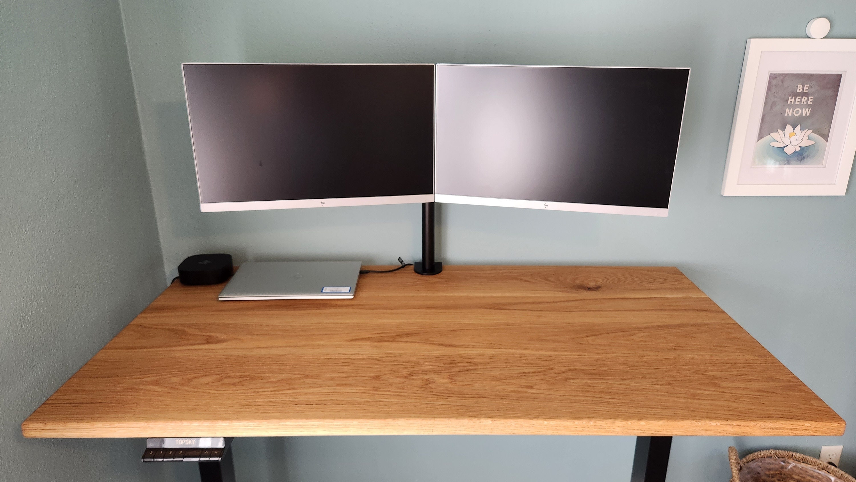 Solid white oak desk deals