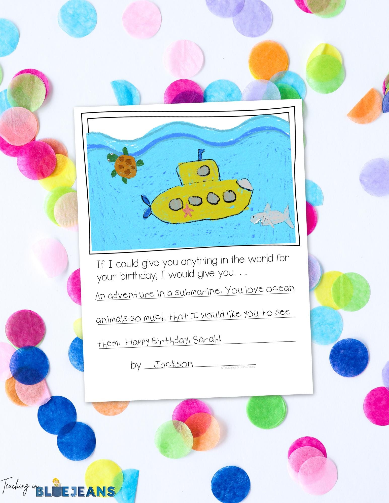 Happy Birthday Book – Personalized Student Birthday Gift From