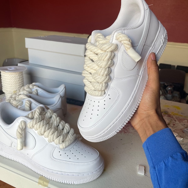 Rope Lace Custom Air Force 1’s