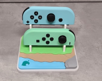 LIQUIDACIÓN Error de impresión - Soporte de exhibición para Joy-Con de Animal Crossing New Horizons - Impresión 3D