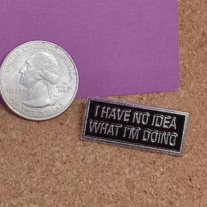 funny enamel pin sarcastic enamel pin gift dark humor pin hilarious gift pin backpack pin inappropriate I have no idea pin coworker gift fun