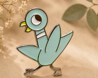 Mo Willems Pigeon Enamel Pin - Teacher, Librarian Gift