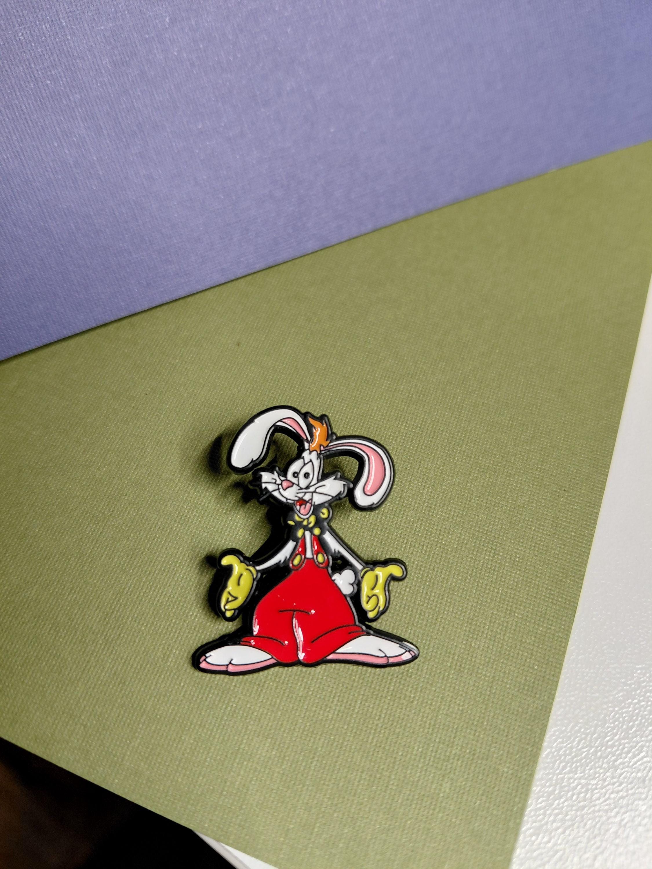 Roger Rabbit Fantasy D Pin Roger Rabbit Enamel Pin – 90s Movie Cartoon Character Lapel Badge - Etsy
