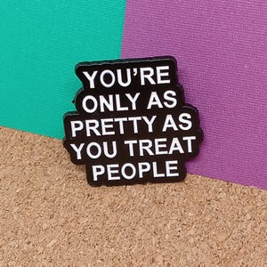 Mental health pin be kind pin sarcastic enamel pin gift dark humor pin adulting pin hilarious gift pin adult pin teacher pin gen x pin funny