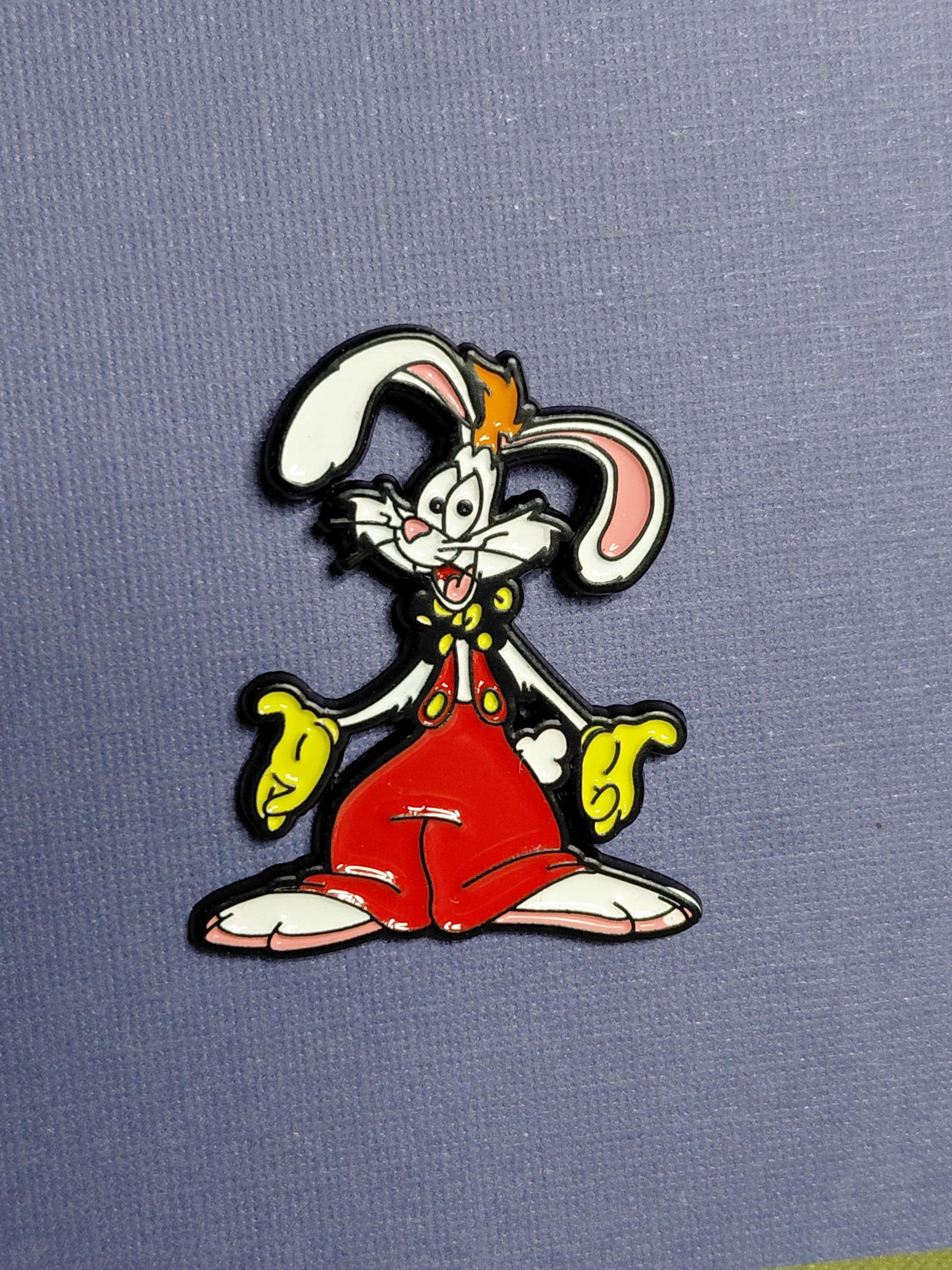 Roger Rabbit Fantasy D Pin Roger Rabbit Enamel Pin – 90s Movie Cartoon Character Lapel Badge - Etsy
