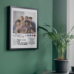 Póster de Stray Kids SKZ / Descarga digital / 8x10, A4, Carta EE. UU. 8.5x11, 11x14, 16x20 / Merchandising / K-Pop / Regalo / Arte mural / Decoración del hogar