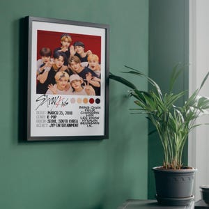 Póster de Stray Kids SKZ / Descarga digital / 8x10, A4, Carta EE. UU. 8.5x11, 11x14, 16x20 / Merchandising / K-Pop / Regalo / Arte mural / Decoración del hogar