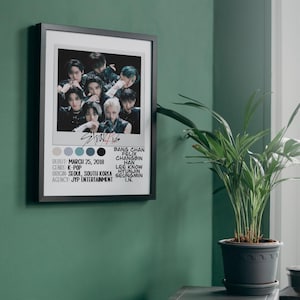 Póster de Stray Kids SKZ / Descarga digital / 8x10, A4, Carta EE. UU. 8.5x11, 11x14, 16x20 / Merchandising / K-Pop / Regalo / Arte mural / Decoración del hogar