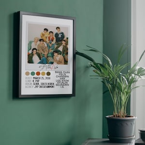 Póster de Stray Kids SKZ / Descarga digital / 8x10, A4, Carta EE. UU. 8.5x11, 11x14, 16x20 / Merchandising / K-Pop / Regalo / Arte mural / Decoración del hogar
