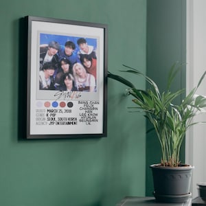 Póster de Stray Kids SKZ / Descarga digital / 8x10, A4, Carta EE. UU. 8.5x11, 11x14, 16x20 / Merchandising / K-Pop / Regalo / Arte mural / Decoración del hogar