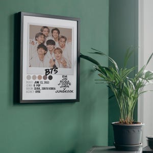 Póster de BTS Bangtan Boys / Descarga digital / 8x10, A4, tamaño carta (EE. UU.) 8.5x11, 11x14, 16x20 / Merchandising / K-Pop / Regalo / Arte mural / Decoración del hogar