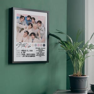 Póster de Stray Kids SKZ / Descarga digital / 8x10, A4, Carta EE. UU. 8.5x11, 11x14, 16x20 / Merchandising / K-Pop / Regalo / Arte mural / Decoración del hogar
