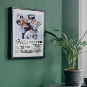Pôster Stray Kids SKZ | Download digital | 8x10, A4, Carta EUA 8,5x11, 11x14, 16x20 | Produtos | K-Pop | Presente | Arte de parede | Decoração de casa