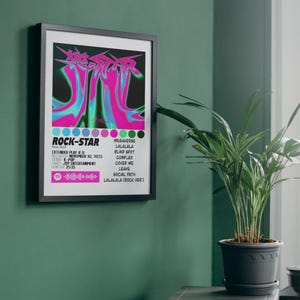 Póster del álbum musical Stray Kids SKZ / Descarga digital / 8x10, A4, Carta 8.5x11, 11x14, 16x20 / Merchandising / Decoración del hogar K-Pop / Arte mural musical