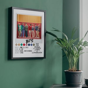 Póster de BTS Bangtan Boys / Descarga digital / 8x10, A4, tamaño carta (EE. UU.) 8.5x11, 11x14, 16x20 / Merchandising / K-Pop / Regalo / Arte mural / Decoración del hogar